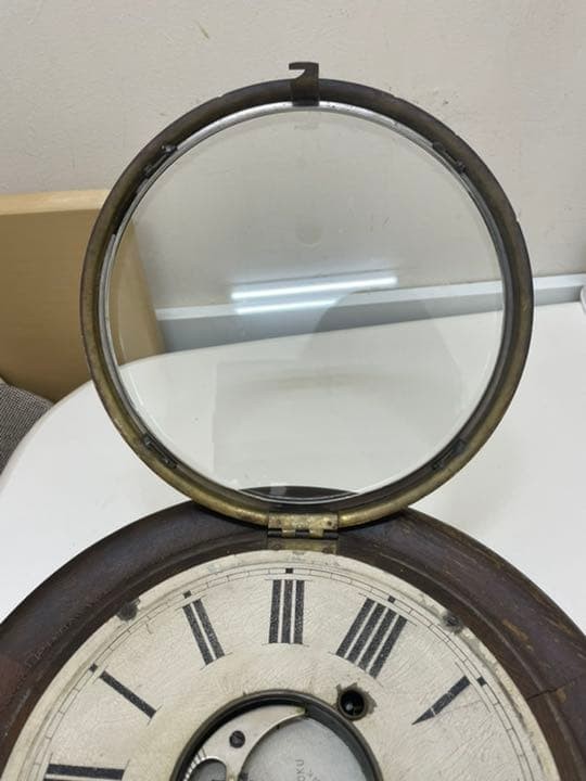 Rare Very Old Antique Ship Clock Working Item