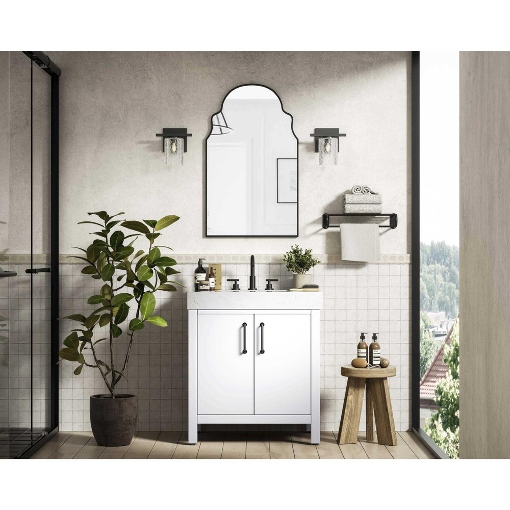 Elegant Lighting VF60630WH Nathan Vanity White