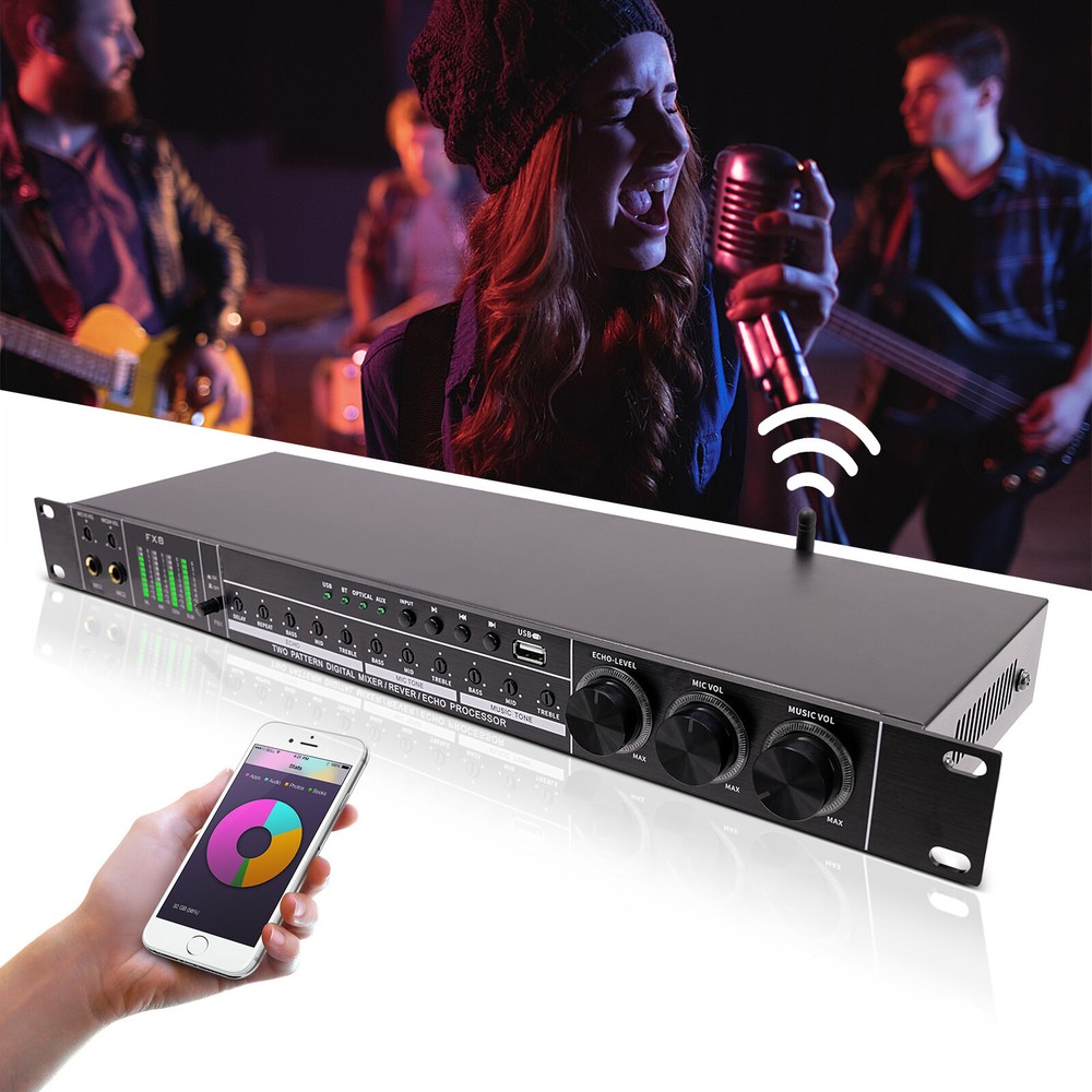 Professional Audio Processor Mixer Free Standing Audio Processor Rectangular