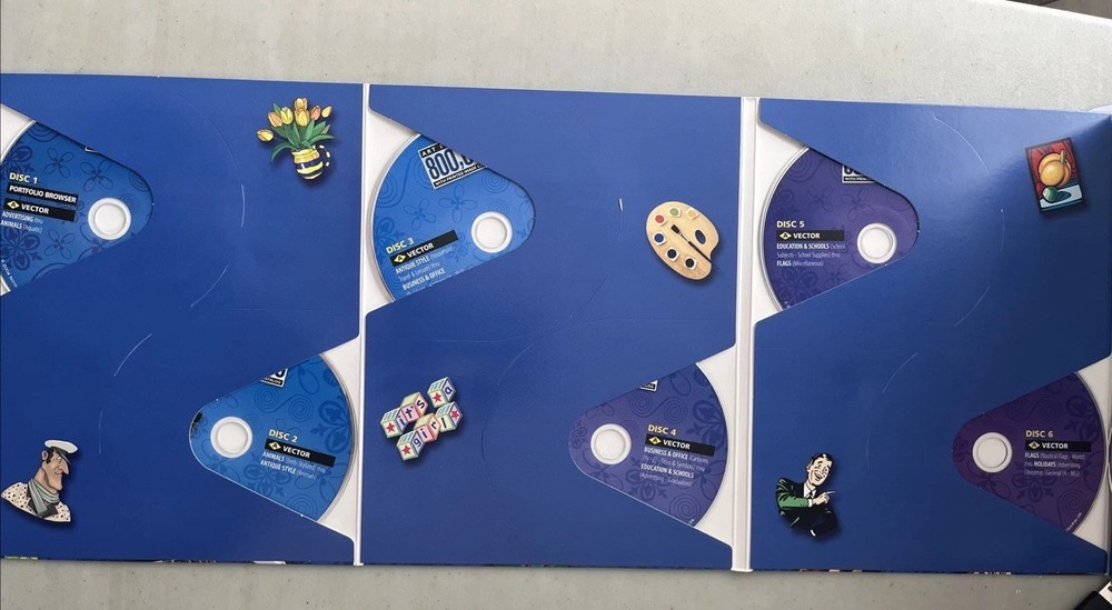 ART EXPLOSION 800,000 Clip Art Library Software PC 34 CD Image Graphics