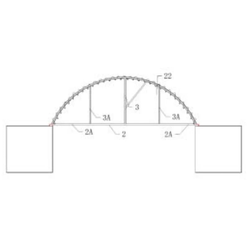 Container Shelter Parts, Half Panel for W20' Container Shelters 11 oz PE Panel