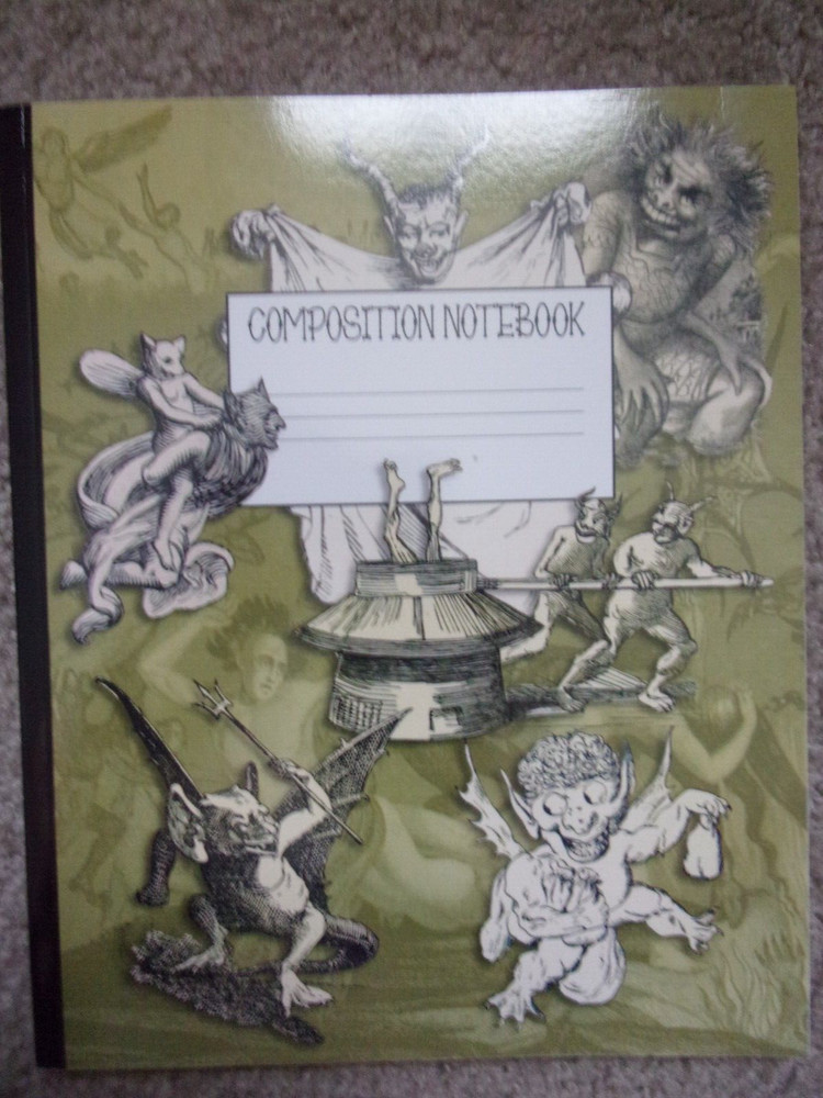 Two Halloween Theme Composition Notebooks