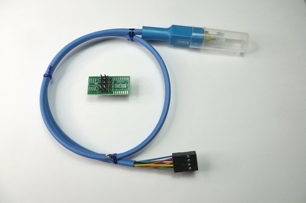 SOIC8 Pogo Pin Adapter With Attached Guide Cap For Universal EEPROM programmer