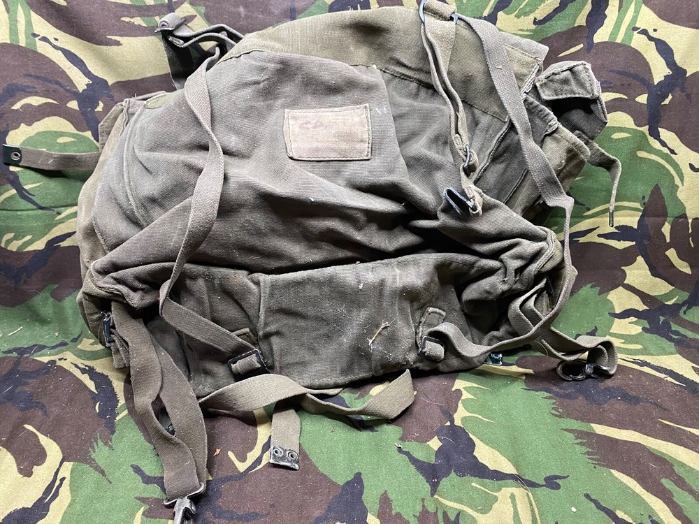 Original British Army 58 Pattern Webbing Back Pack