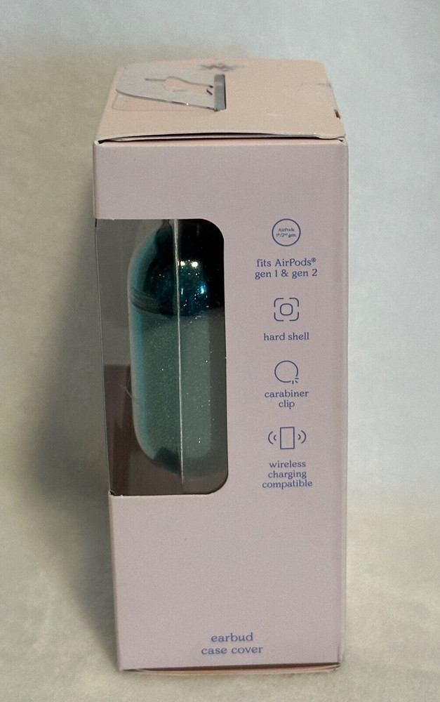 Airpod Hardshell Case More Than Magic- Glitter Teal