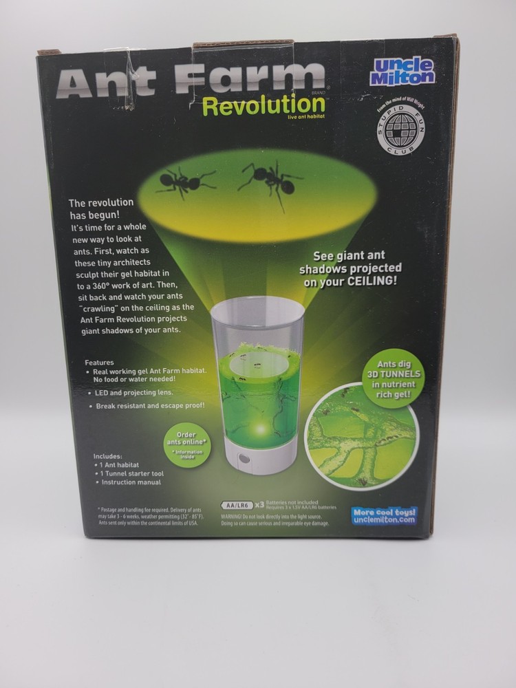 Uncle Milton Gel Ant Farm Projector [2011