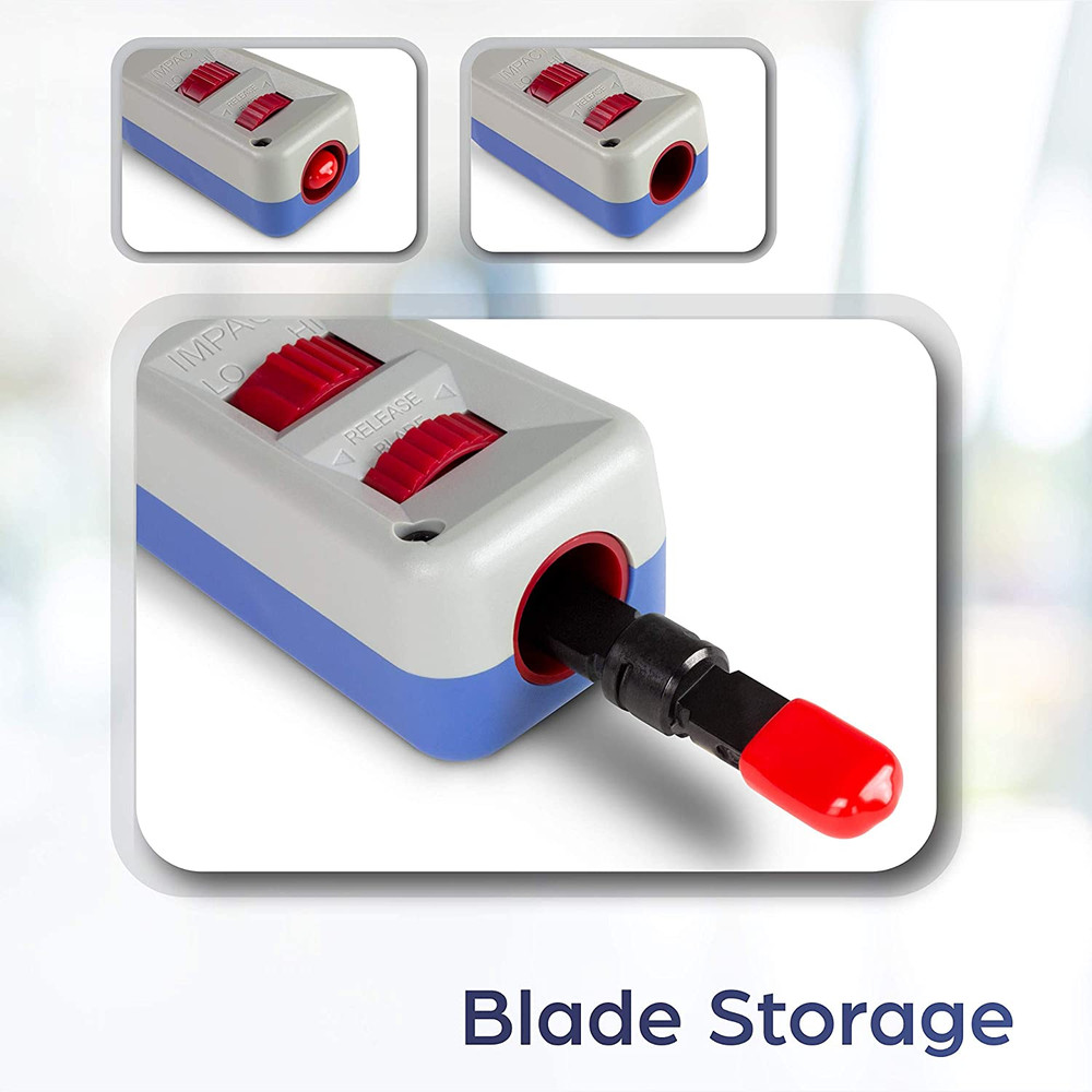 Punch down Tool with 110 and Krone Blade, Insert & Cut Terminations in One Opera