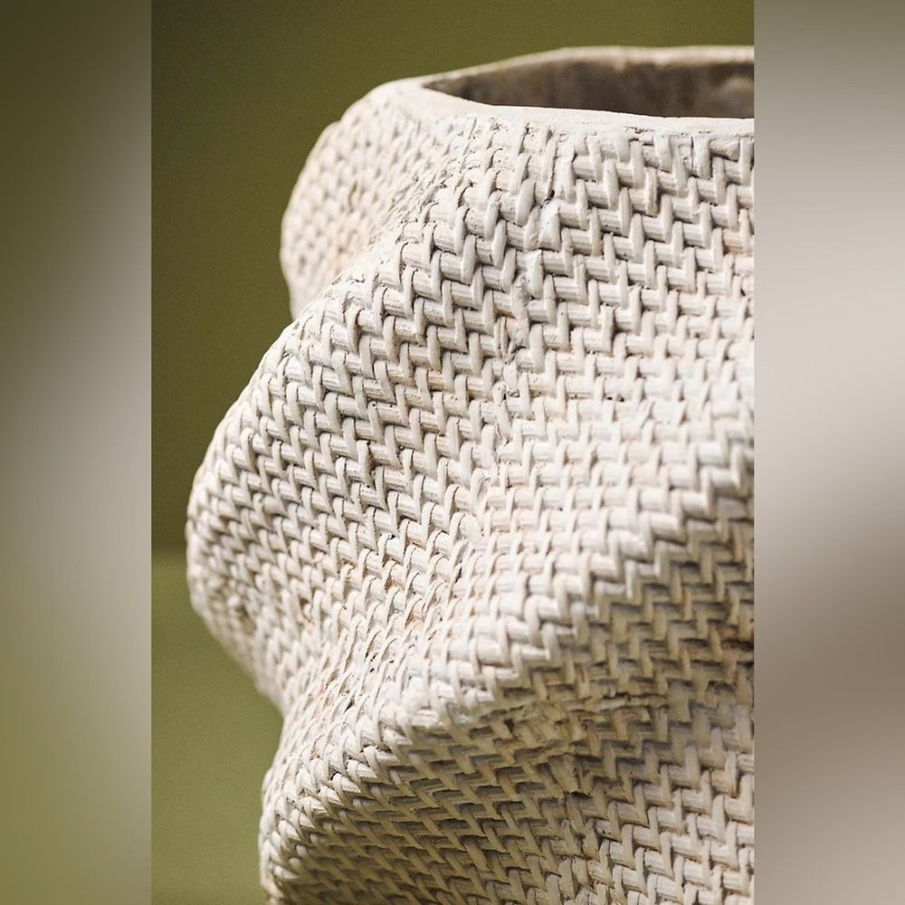 Anthropologie LENNON TEXTURED PLANTER