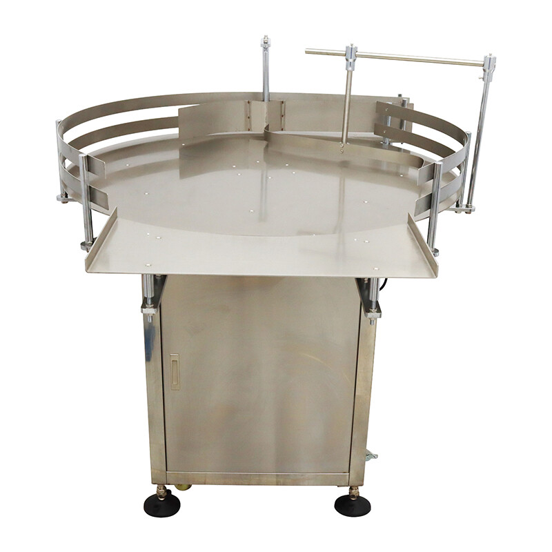 39.37"Round Accumulation Table Bottle Turn Table Rotary Accumulation Table 110V