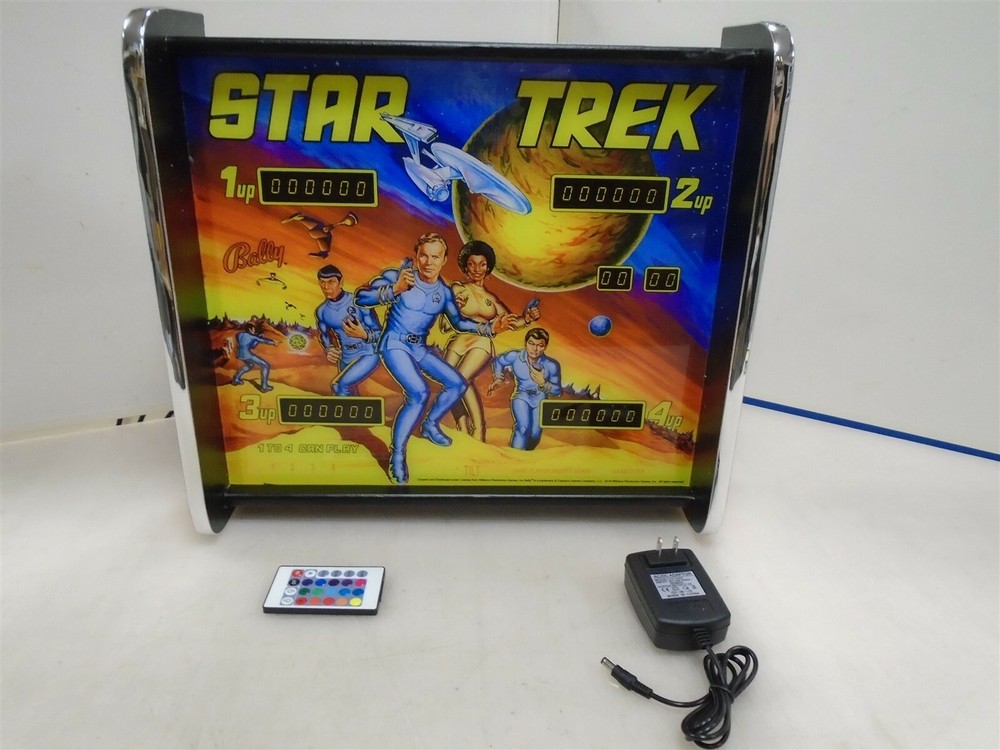 Bally Star Trek Pinball Head LED Display light box