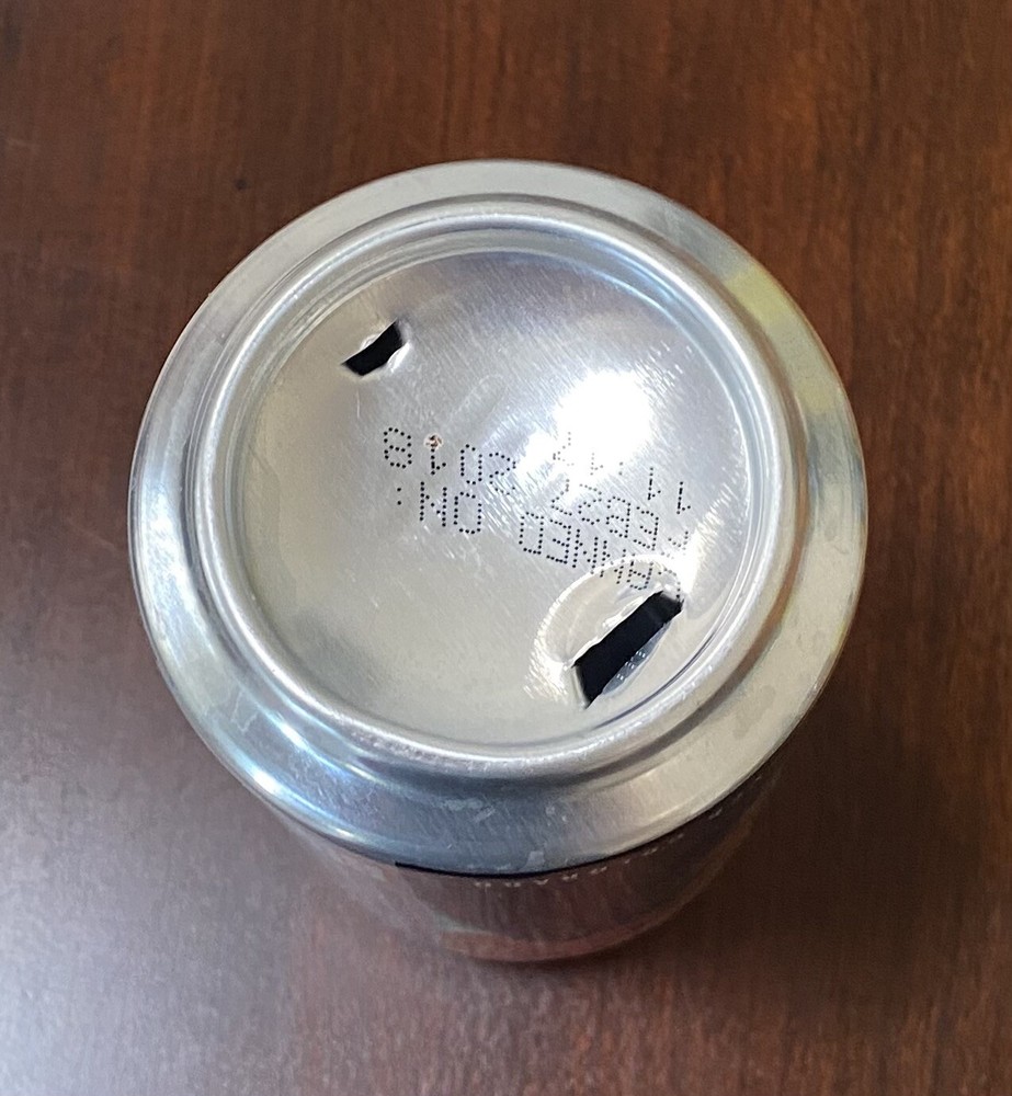 Great Divide Denver Pale Ale Empty Beer Can Bottom Opened