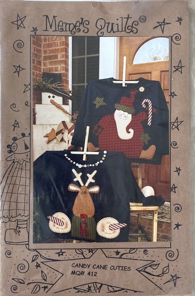 Meme’s Quilts Candy Cane Cuties MQ 412 Pattern