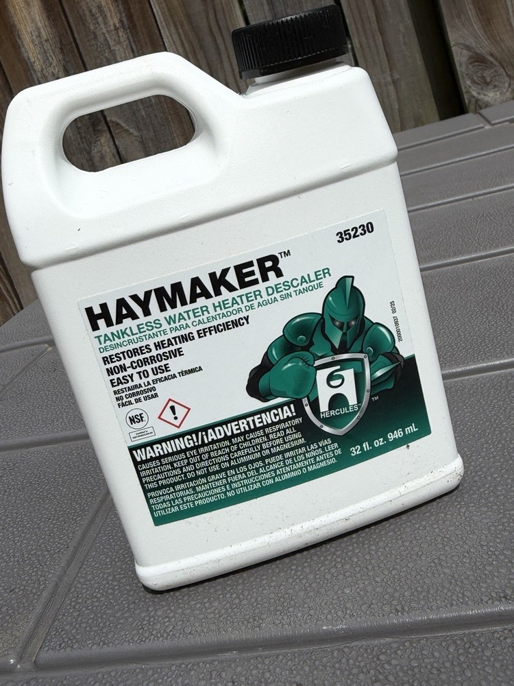 Hercules Haymaker 32 Oz. Ready To Use Tankless Water Heater Descaler 35230