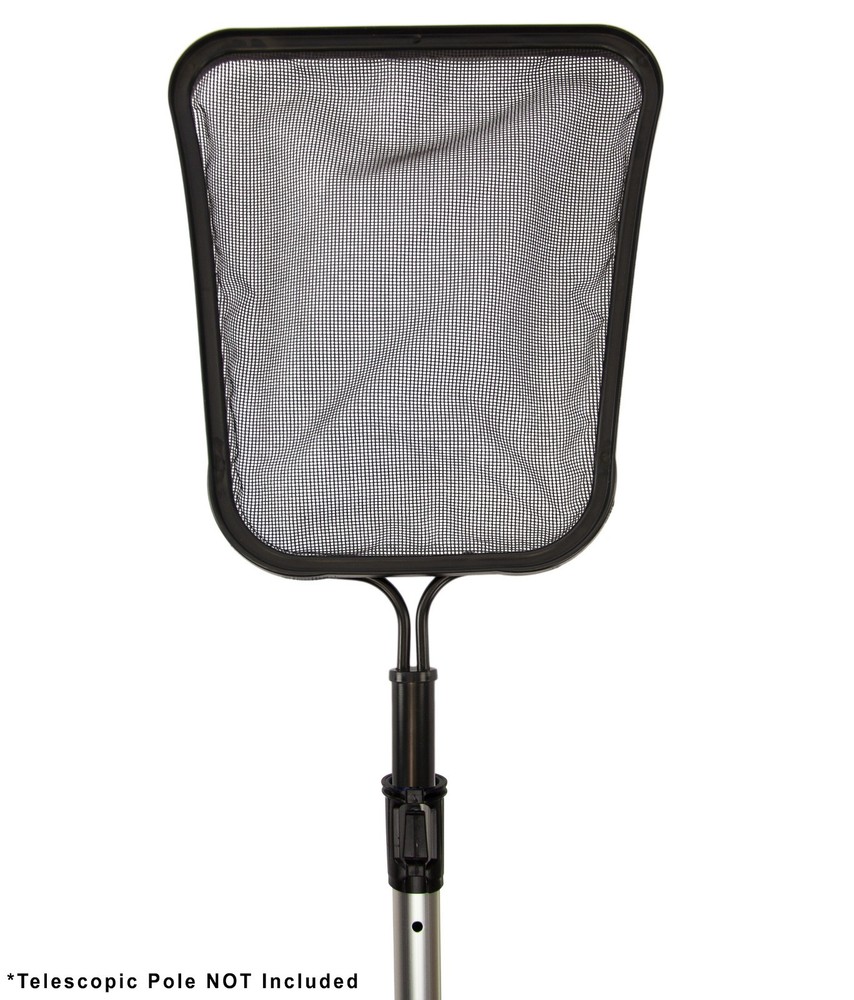 Aqua Select® Aluminum Handle Leaf Skimmer With Extra Replacement Net