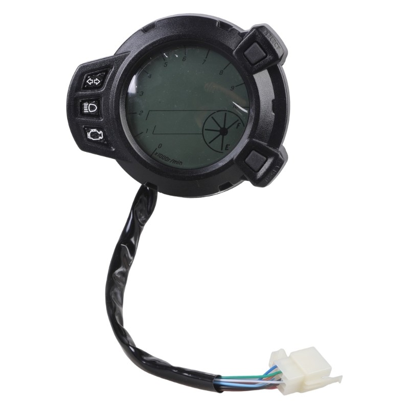 Waterproof Motorcycle LCD Odometer with Adjustable Brightness Display for BWS125