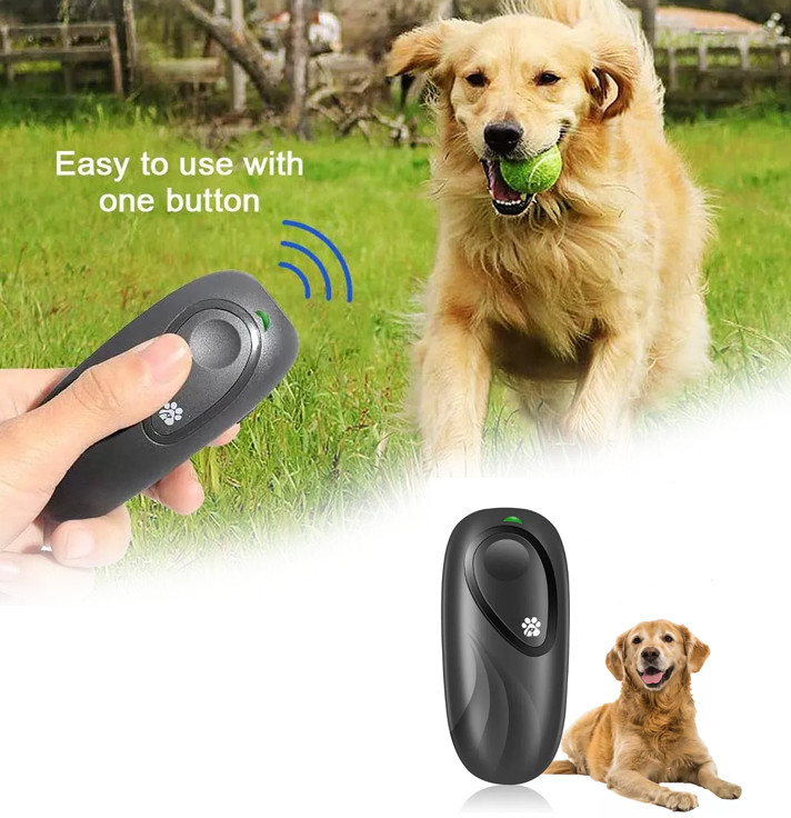 Ultrasonic dog repeller  training barking  control  device handheld and Charging