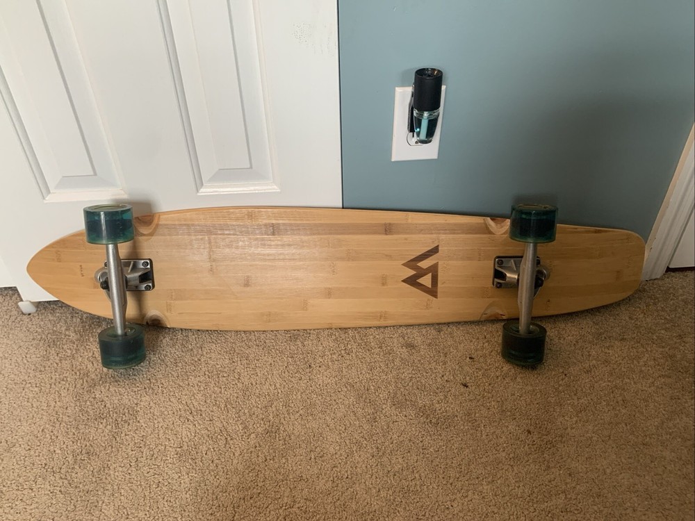 MAGNETO Natural Wood Long Board