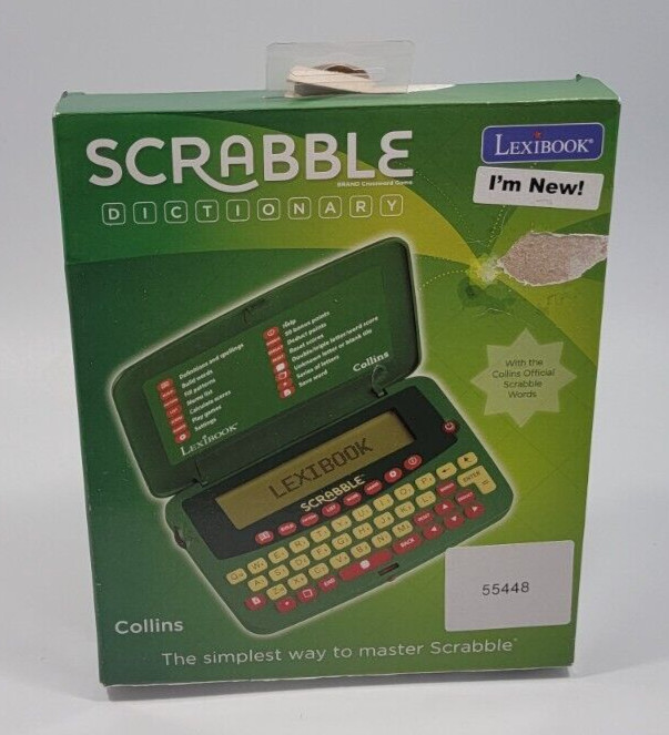 Lexibook Scrabble Dictionary Electronic Handheld 2017 Green