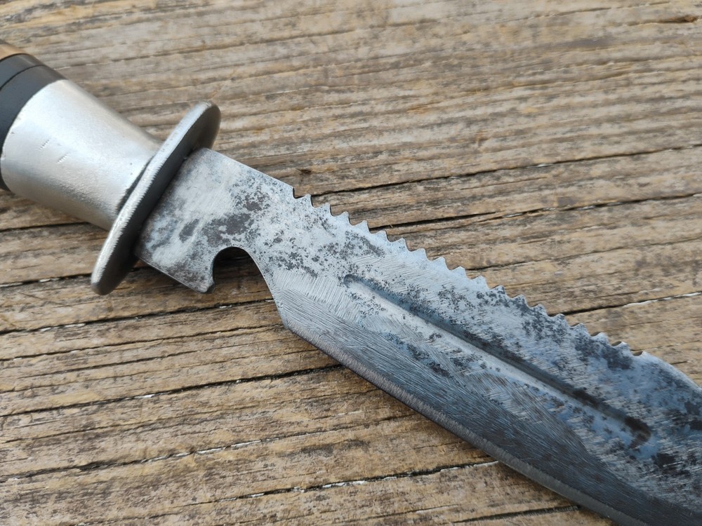 Vintage Fixed Blade Hunting Knife No Sheath