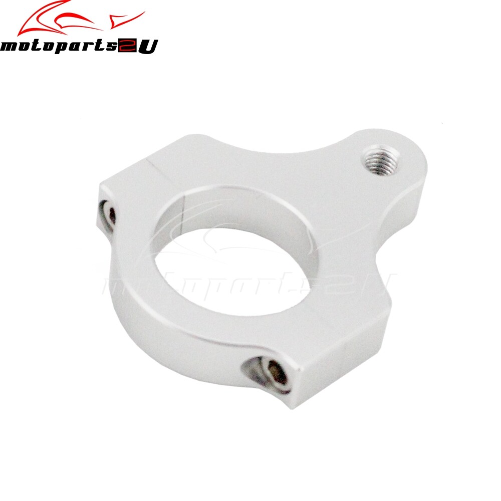Motorcycle 33MM Steering Damper Fork Frame Stabilizer Clamp Mounting Bracket CNC