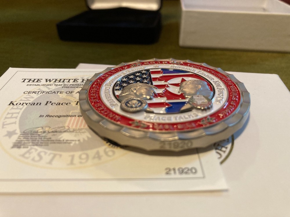 Trump - Korean Peace Talks Summit Coin