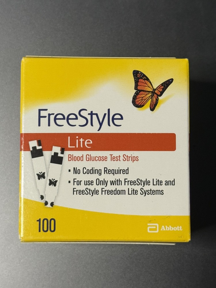 100 Free Style  Lite Test Strips EXP 11/30/2027 🚨 SHIPS TODAY ✈️ 📦 🚨