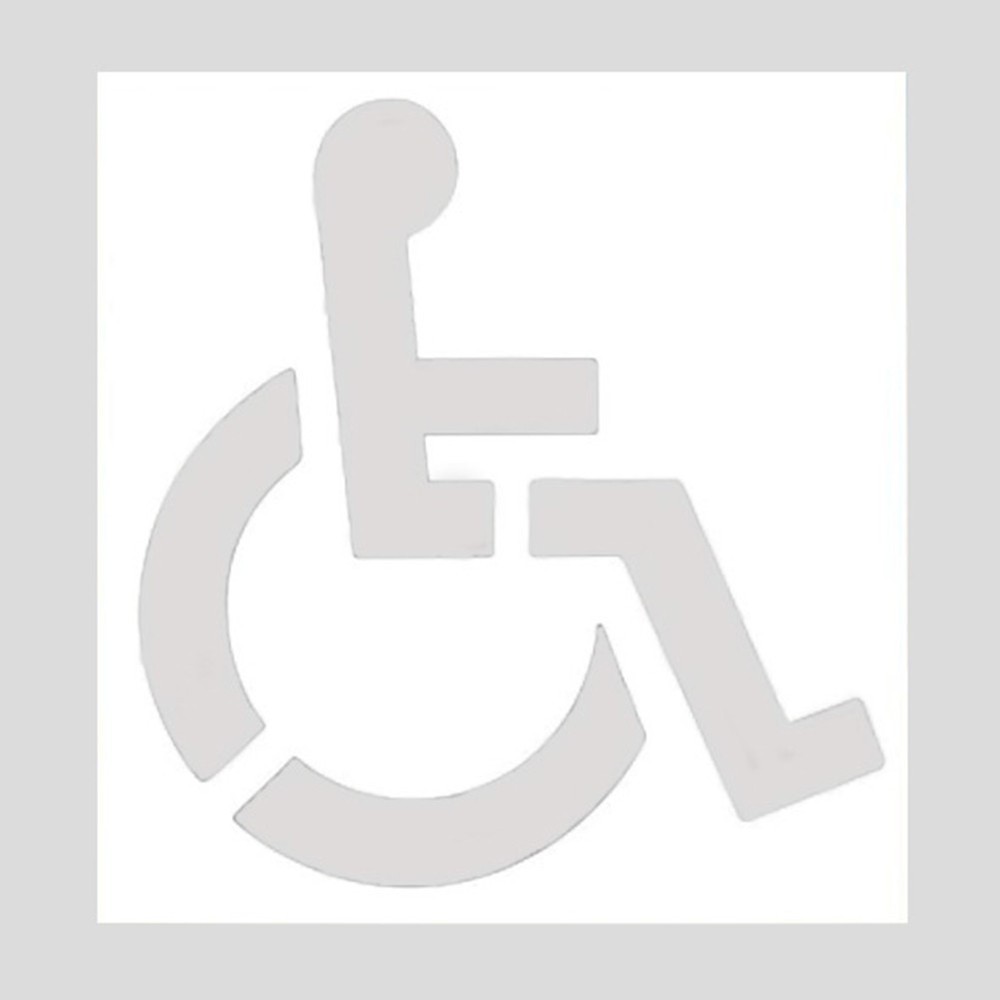 Efficiently Mark Disabled Parking Spaces with Our Reusable Silicone Stencil