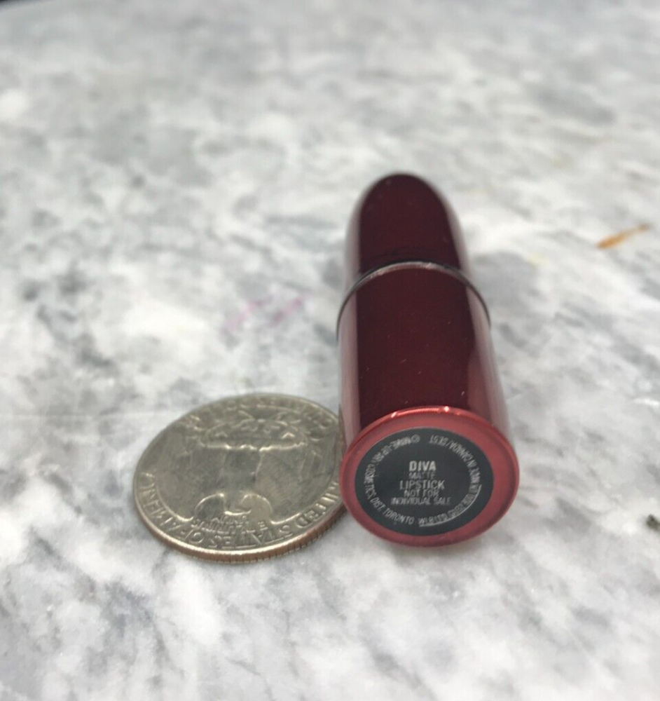 MAC Diva Matte Mini Lipstick (New) Travel Size