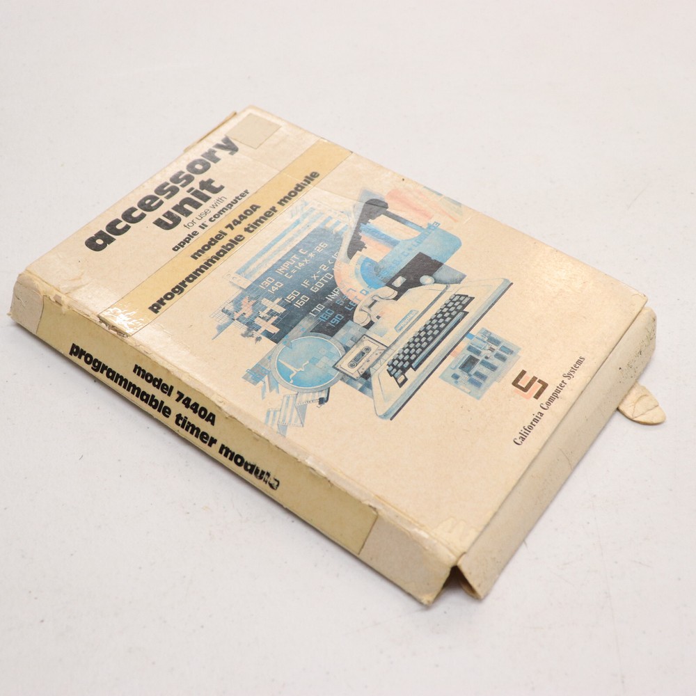 Apple II Programmable Timer Module Model 74404 - Box ONLY - Fast Shipping in US