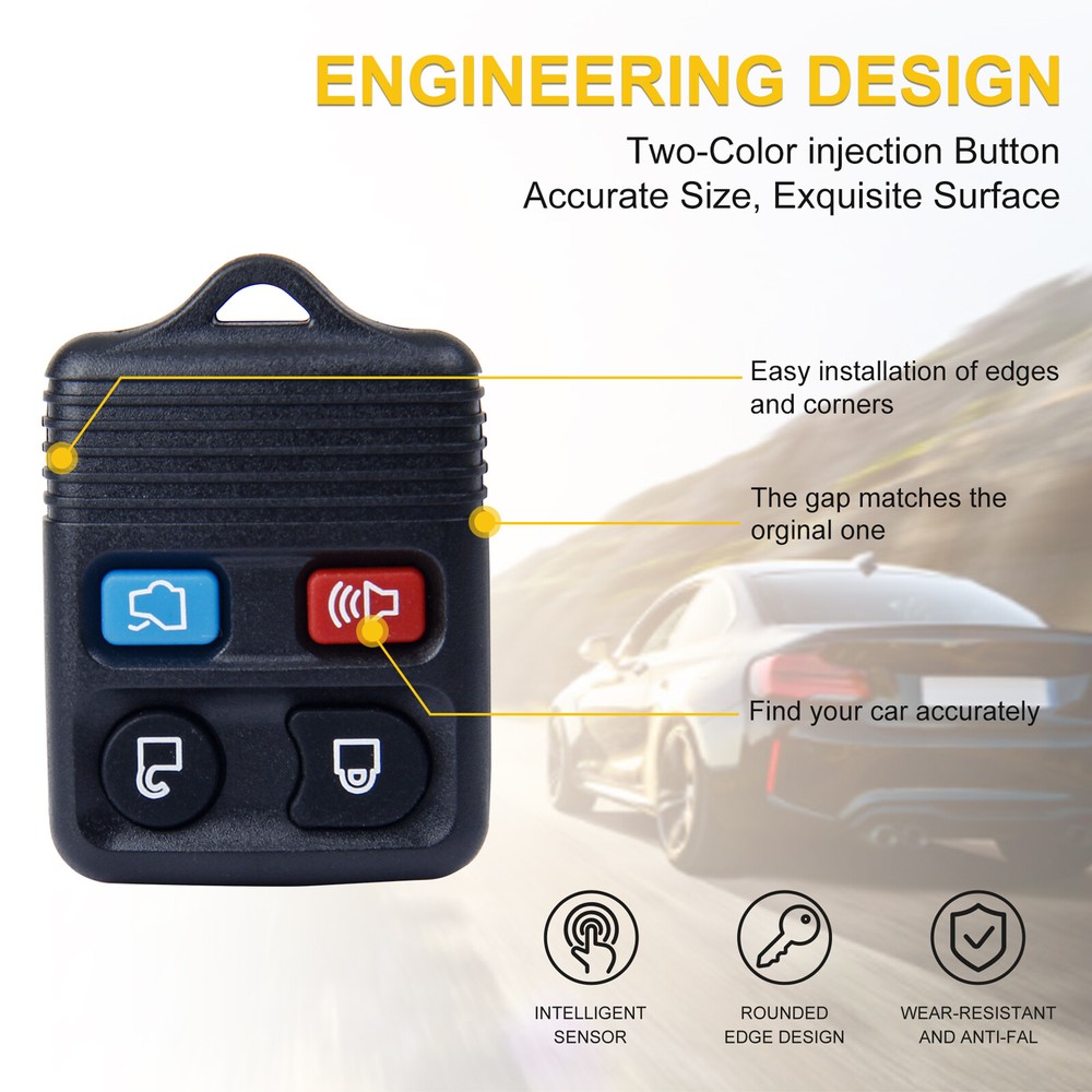 4x Keyless Entry Remote Control Car Key Fob Clicker Transmitter For Ford Explore