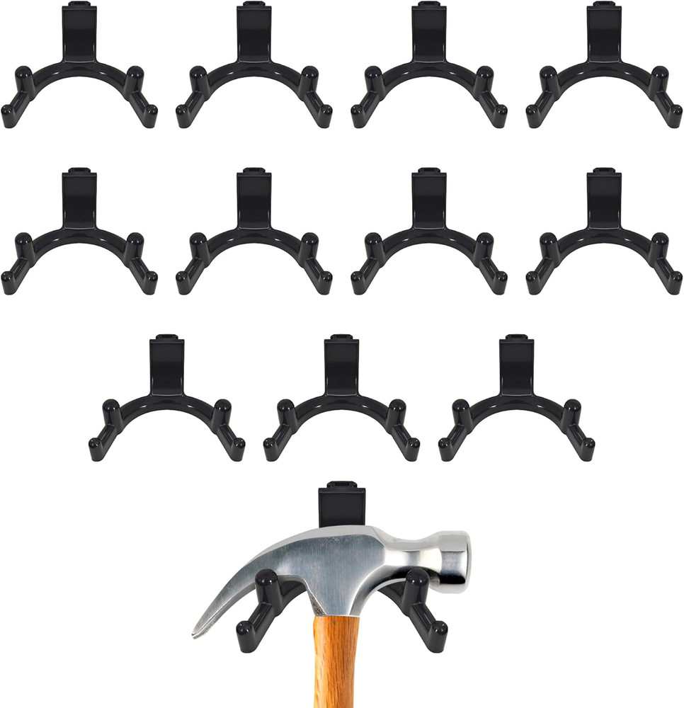 Tool Hook for Lifetime Shed Accessories: 12 Pcs ABS Storage Shed Hooks for Elect
