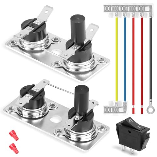 232306 232282 RV Water Heater Left & Right Thermostat (120VAC & 12VDC)