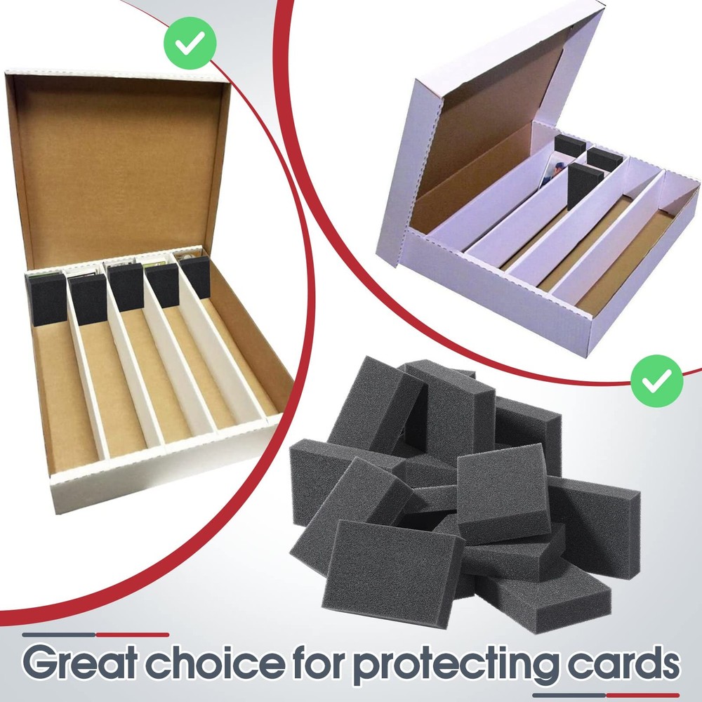 Card Dividers for Storage Boxes Trading Box Medium, Black