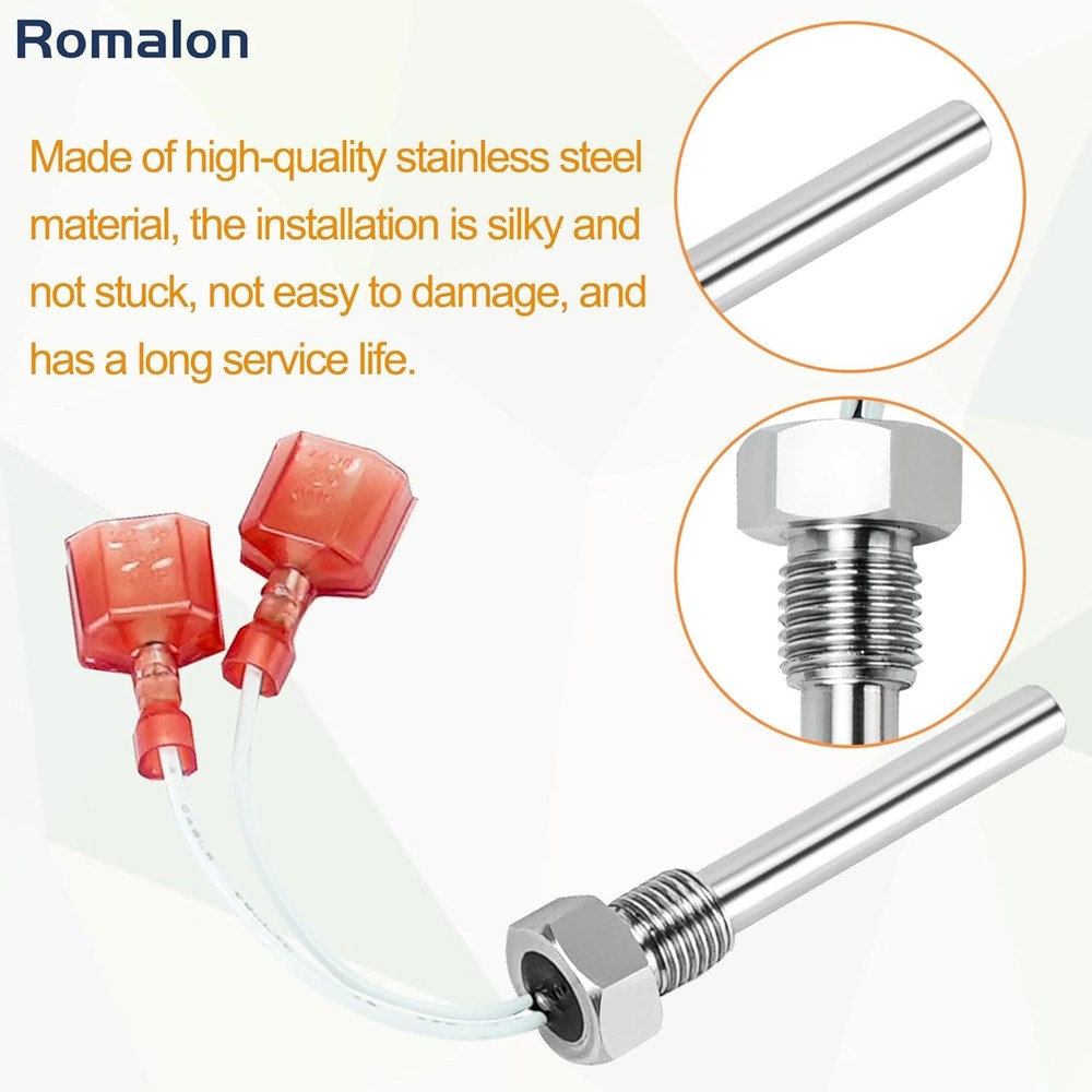 Romalon 42002-0024S Stack Flue Sensor Temperature Replacement...
