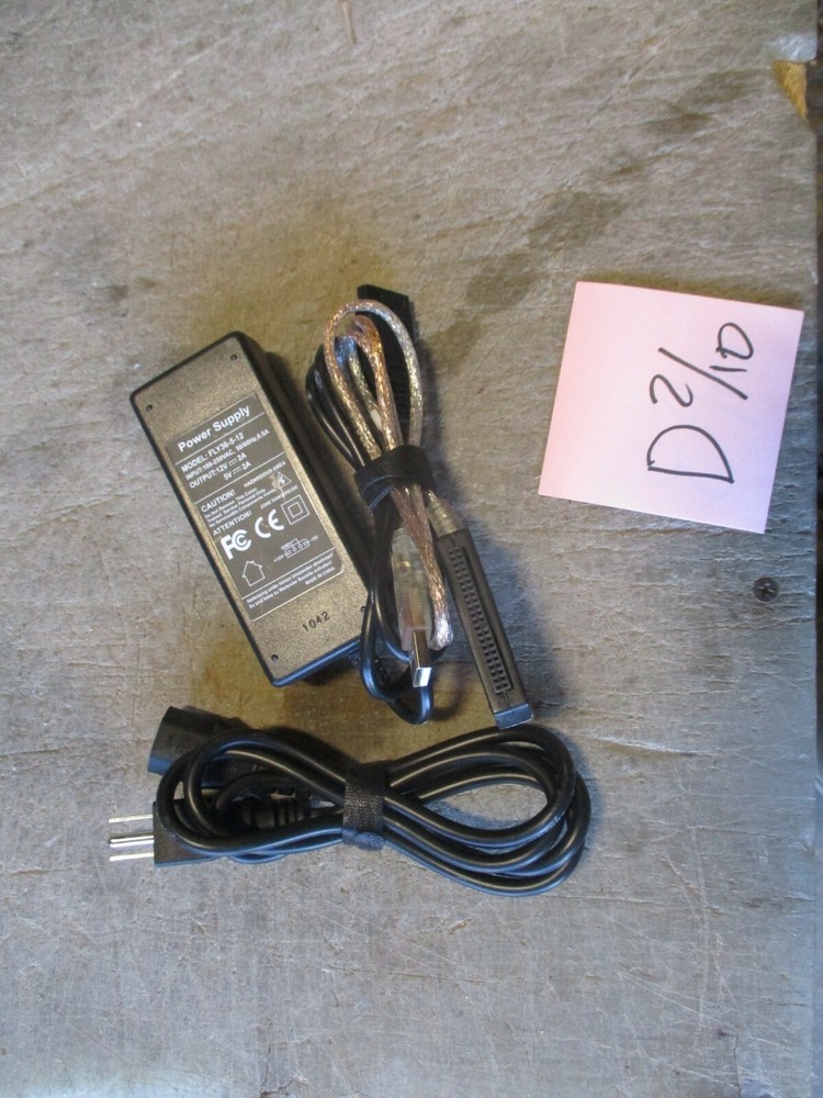 NOS Power Supply FLY36-5-12 w/ USB & IDE-USB Plug