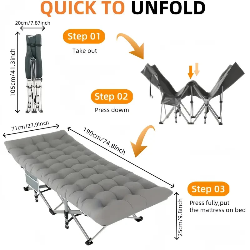 Portable Folding Camping Bed for Camping