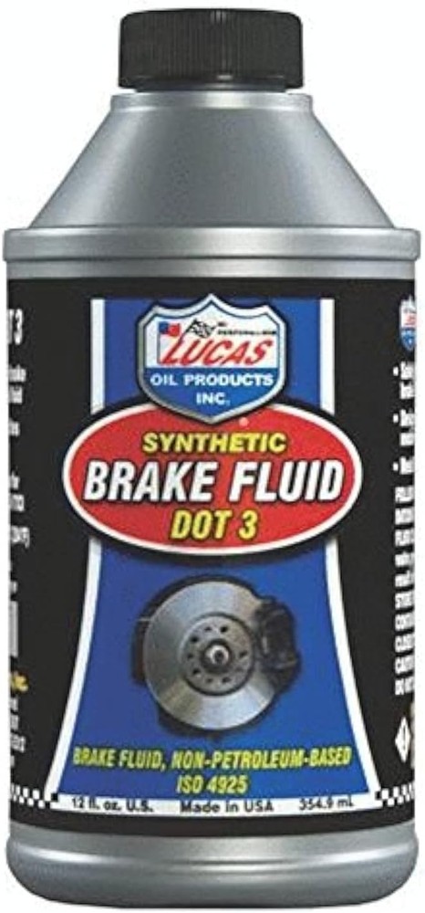 12 Oz DOT 3 Brake Fluid - High Boiling Point Liquid for Ultimate Performance