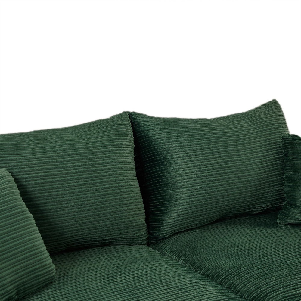 41.7" Modern Style Single Sofa Sofa Couch with Storage Space, A Movable Ottoman