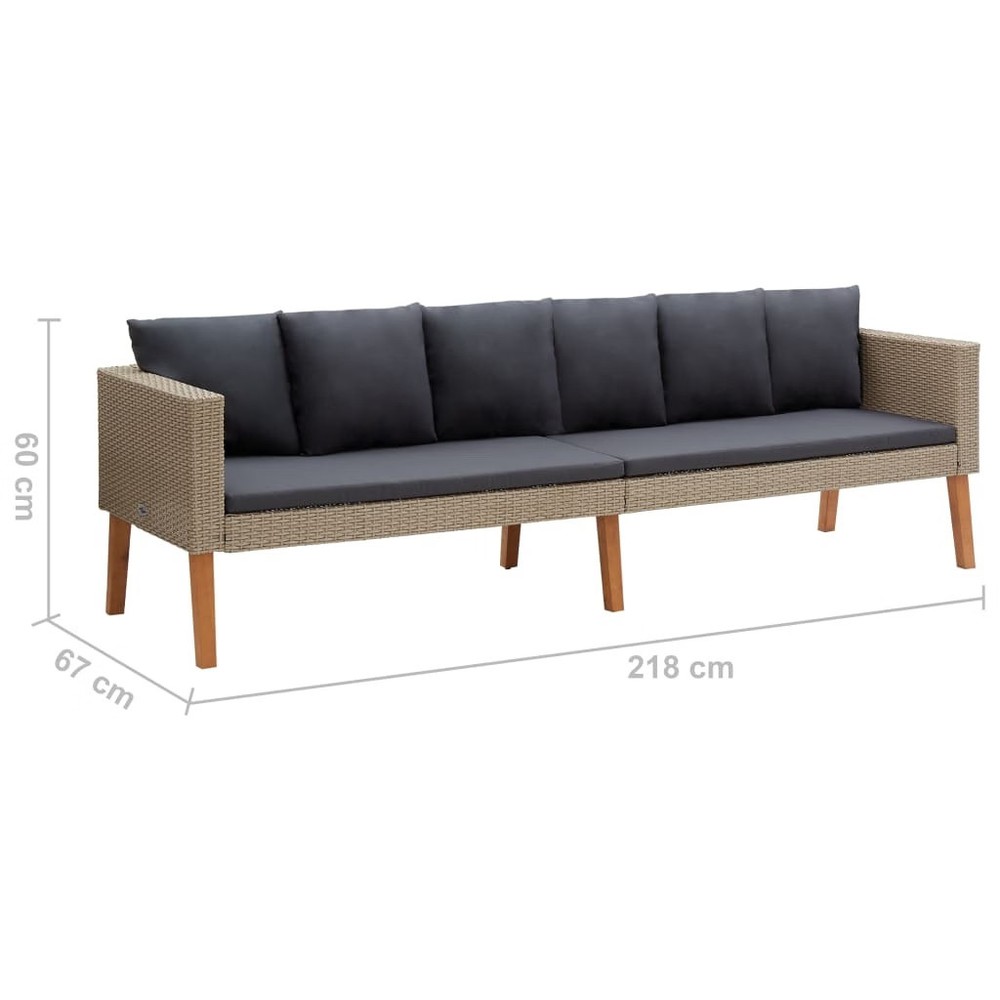 Garden Sofa Beige