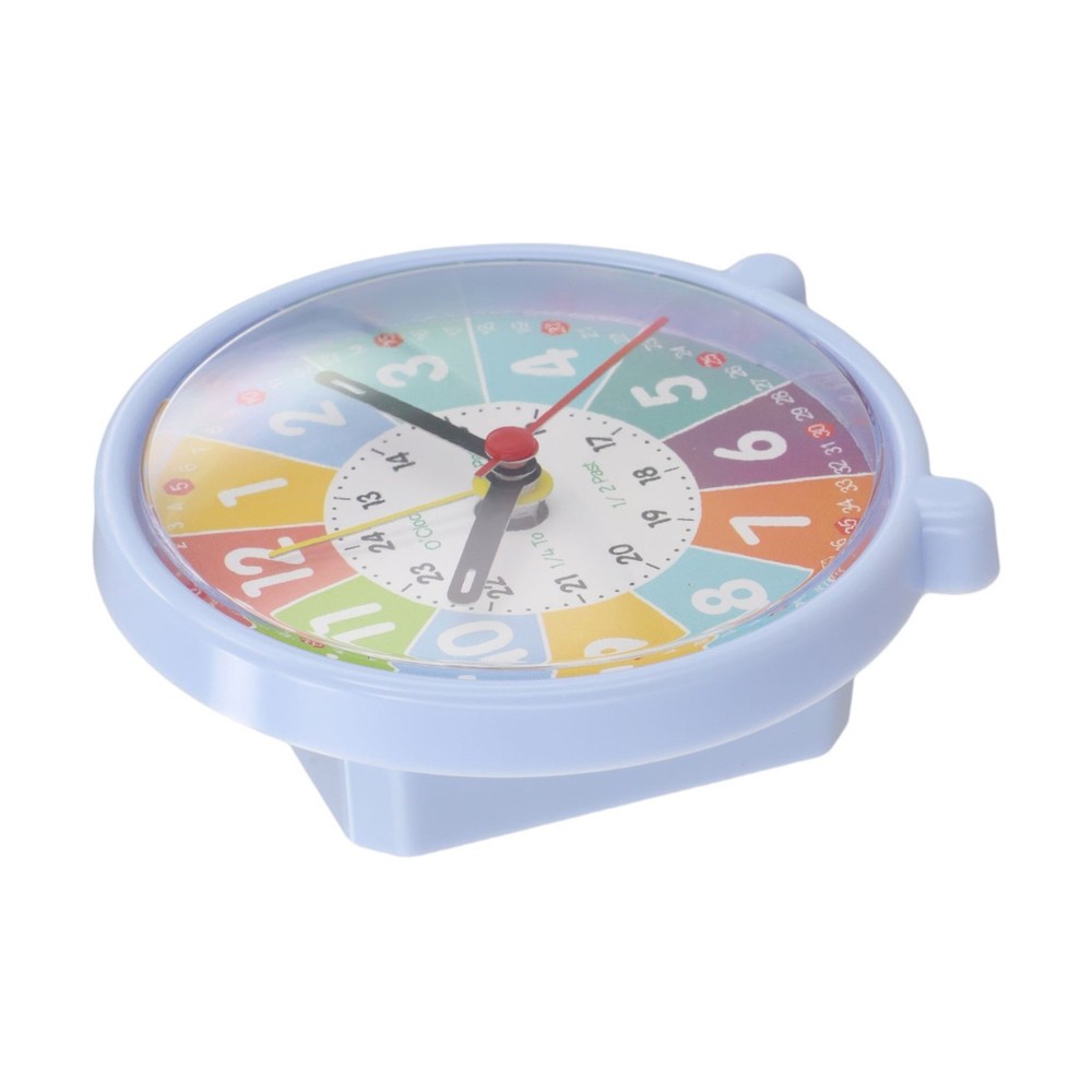 Silent Learning Clock for with Colorful Sections and Easy Hanging Hook
