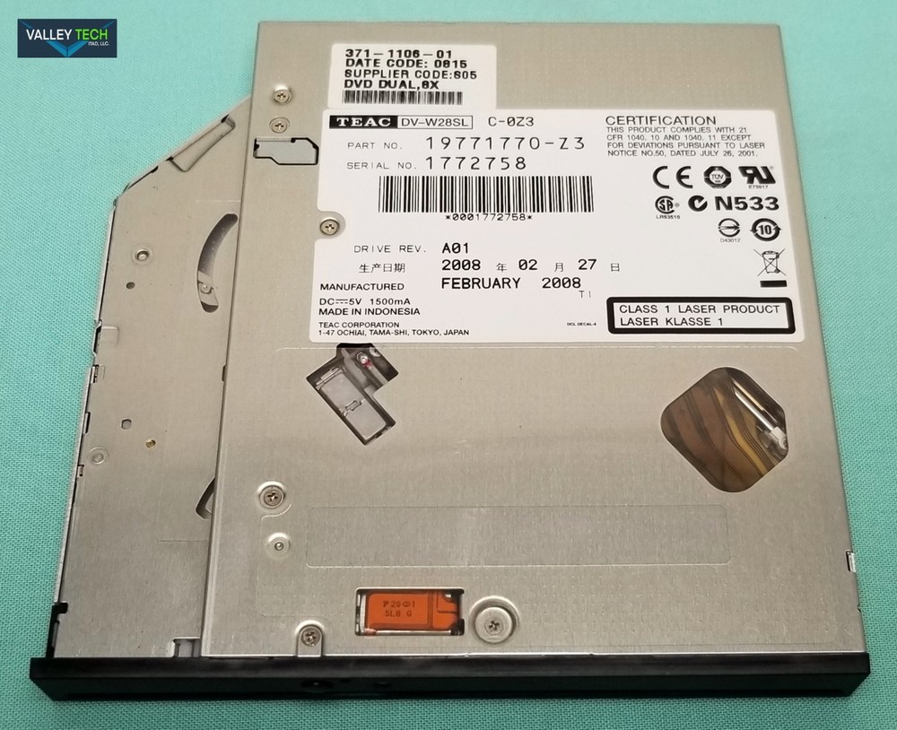 SUN Microsystems DVD-ROM X8410A Z NEW Open box