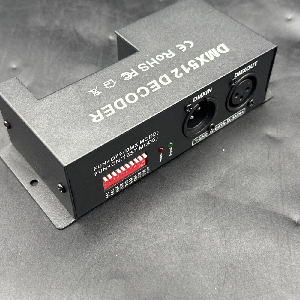 4 Channel DMX Decoder RGBW PWM DMX512 Dimmer Driver LED Strip Light Controller