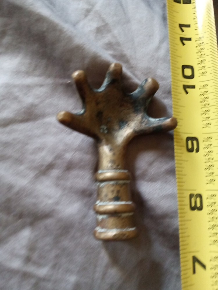 Replacement Handle And Grabbers For Fireplace Tongs Brass