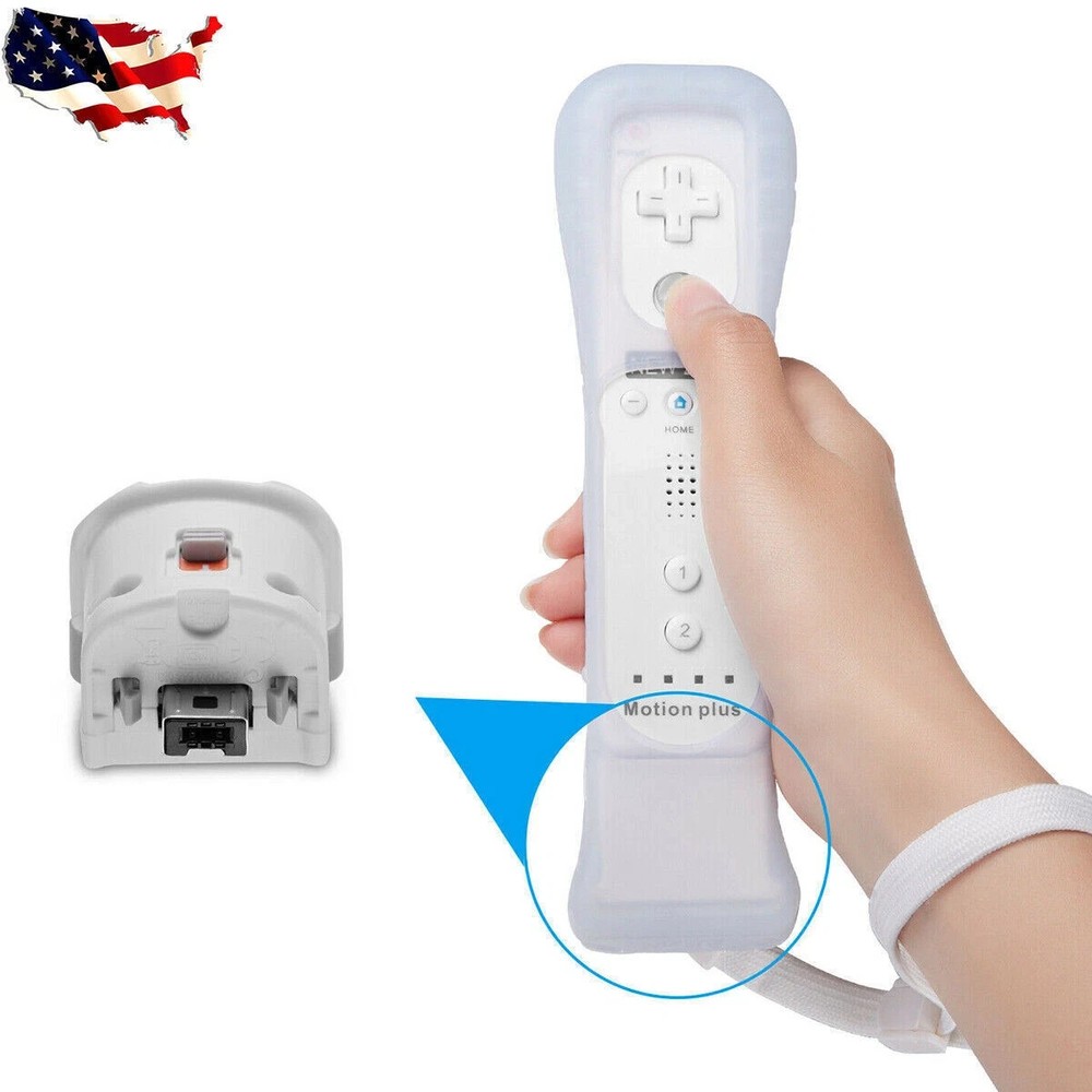 Motion Plus Adapter Sensor w/ Silicone Sleeve for Nintendo Wii Remote Controller