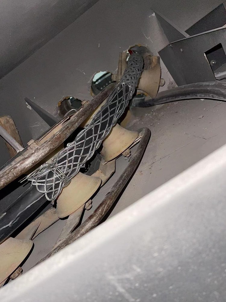 D:13-18mm 0.51Wire & Cable Mesh Pulling Grip, Double Head Cable Pulls, Suitable.