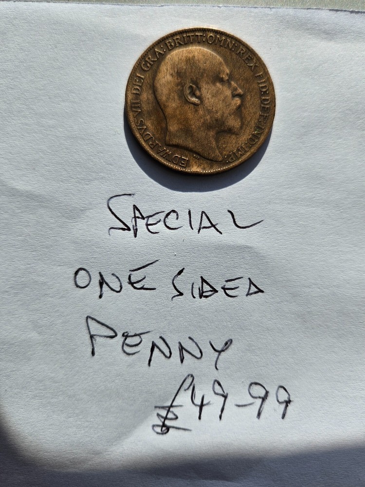 Pre decimal British one penny coin