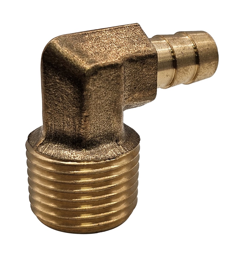 Home Brew Ohio Brass Elbow 1/2" B X 1/2" MPT