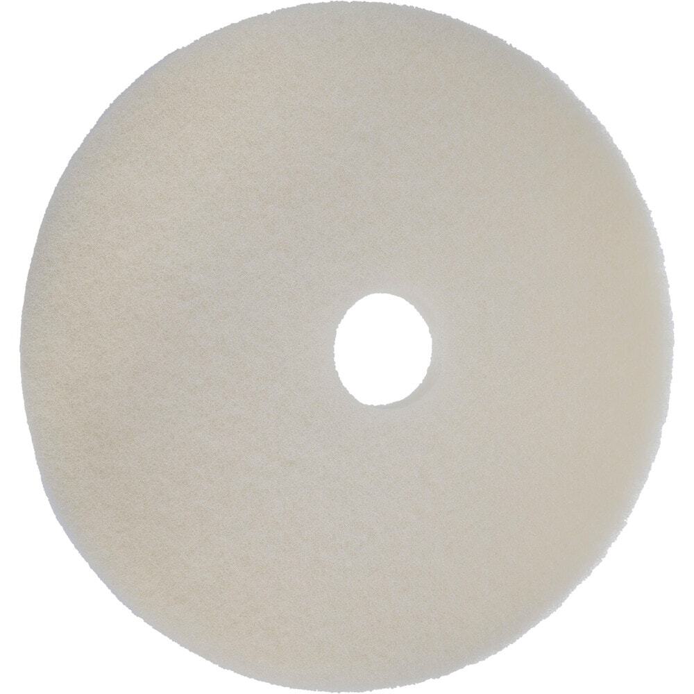 PRO SOURCE Floor Stripping Pads: 5 Pack, White Fine Polyester, 19" Diameter