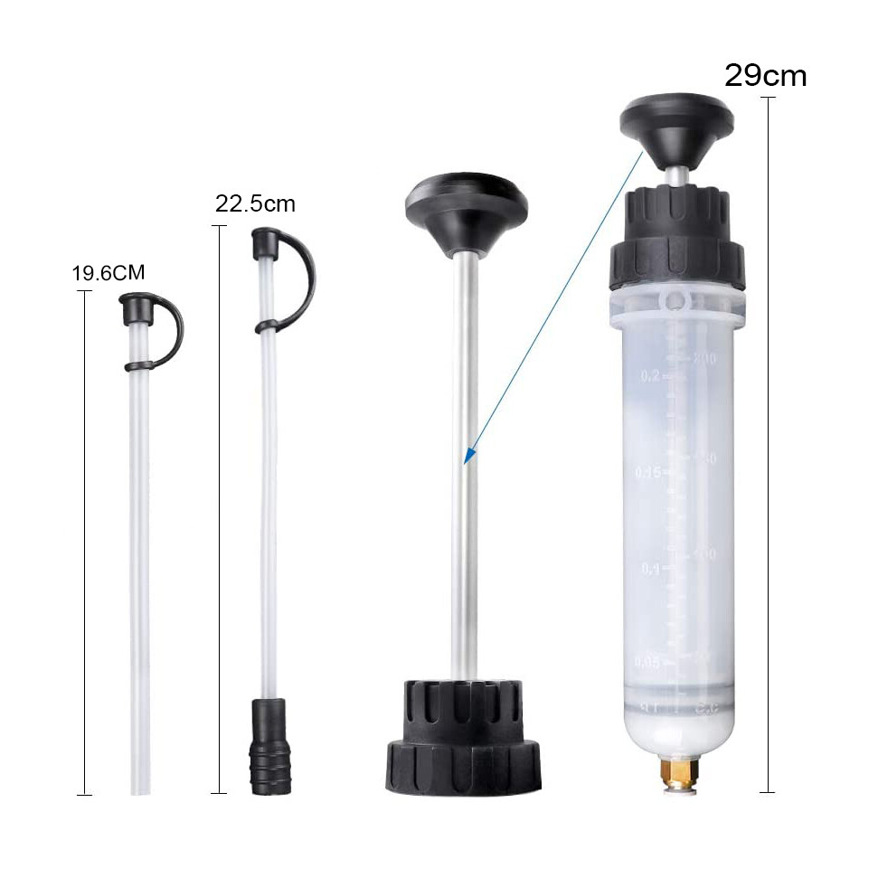 200CC Engine Oil Fluid Extractor Fluid Syringe Pump Manual Suction Transfer Tool