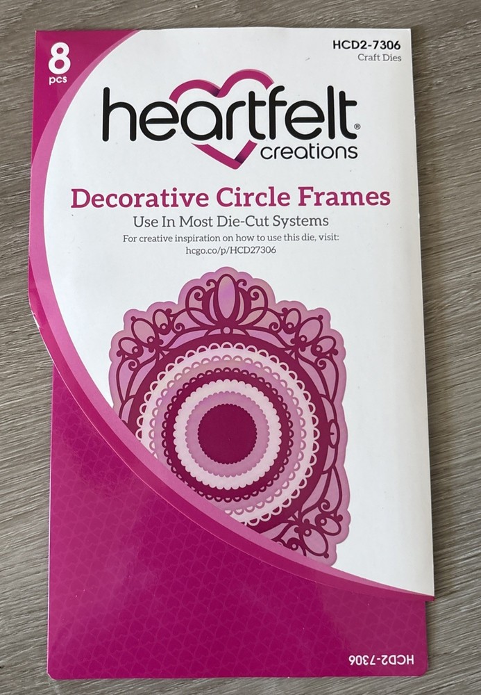 Heartfelt Creations Decorative Circle Frames Die Set